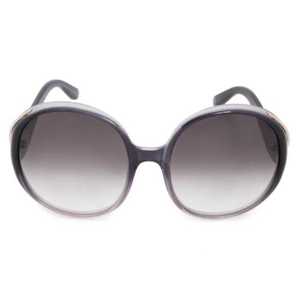 Chloe Grey Oval Sunglasses - Picture 1 of 5